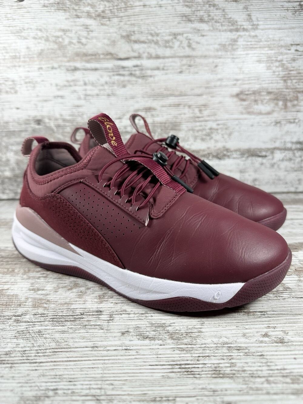 Women’s Clove Drawstring Slip On Nurses Shoes Royal Maroon Sz 7 Athletic EUC!